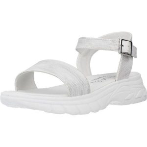 Sandały CONGUITOS LV553003 Srebrny. Szare buty trekkingowe CONGUITOS, bez wzorów, ze skóry, bez obcasa, bez zapięcia. Za 105,99 zł.