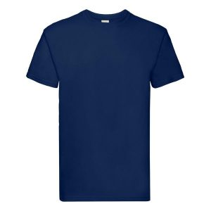 Koszulka Unisex Dla Dorosłych Super Premium. Niebieskie bluzki FRUIT OF THE LOOM, xl, bez wzorów, sportowe, bez kołnierzyka, bez ramiączek. Za 50,99 zł.