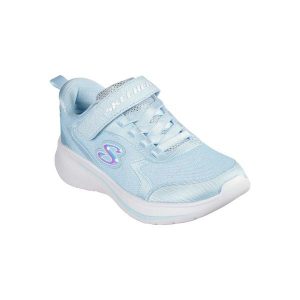 Buty SKECHERS WAVE 92 Niebieski. Białe buty trekkingowe Skechers, z tkaniny, bez zapięcia. Za 170,99 zł.