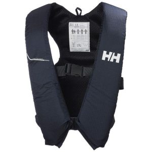 Kamizelka asekuracyjna dla dorosłych unisex Helly Hansen Rider Compact 50N. Niebieskie kamizelki Helly Hansen, bez wzorów, bez kołnierzyka, bez ramiączek, bez kaptura. W wyprzedaży za 299,00 zł.