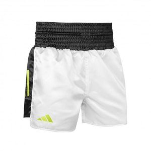 Szorty bokserskie adidas Pro. Białe szorty ADIDAS, bez wzorów, sportowe. Za 231,50 zł.