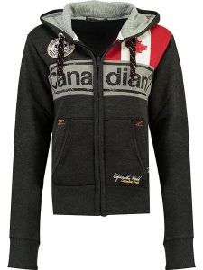 Canadian Peak Bluza "Flashy" w kolorze czarnym rozmiar: XL. Czarne bluzy Canadian Peak, xl, z aplikacjami, z bawełny, bez kaptura. Za 113,99 zł.