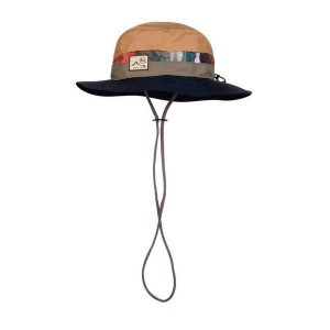 Kapelusz Buff Explore Booney Hat Harq. Żółte kapelusze Buff, bez wzorów, z materiału, retro. Za 219,90 zł.