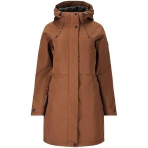 Parka dla kobiet Whistler Mullie V2 10000. Brązowe kurtki WHISTLER, na zimę, bez wzorów, bez kaptura. Za 449,00 zł.