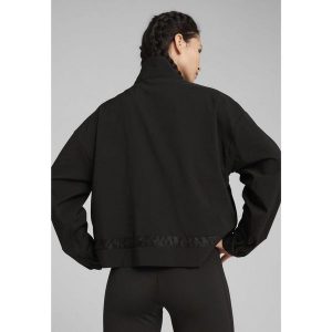 Damska kurtka LACE PUMA Black. Czarne kurtki Puma, xs, bez wzorów, z kapturem. W wyprzedaży za 184,00 zł.