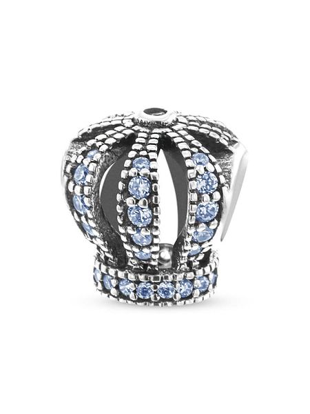 CHARM'S Srebrny charms z cyrkoniami rozmiar: onesize. Niebieskie zawieszki CHARM'S, z cyrkonią, srebrne. Za 126,45 zł.