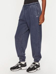 Deha Spodnie dresowe C12165 Granatowy Loose Fit. Niebieskie spodnie dresowe Deha, xs, bez wzorów, z bawełny. Za 359,99 zł.