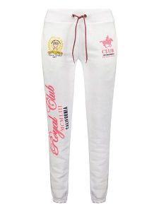 Geographical Norway Spodnie dresowe "Manille" w kolorze białym rozmiar: M. Białe spodnie dresowe Geographical Norway, m, bez wzorów, z bawełny. Za 109,78 zł.