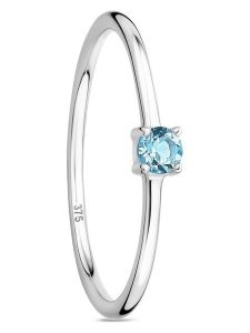 Diamant Exquis Złoty pierścionek z topazem rozmiar: 56. Niebieskie pierścionki Diamant Exquis, z topazem, złote. Za 904,99 zł.