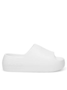 Hunter Klapki S55796-II Biały. Białe klapki Hunter, bez wzorów, z syntetyku, bez obcasa. Za 79,99 zł.