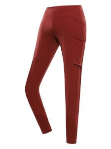 Alpine Pro Legginsy funkcyjne "Gerwa 2" w kolorze czerwonym rozmiar: S. Czerwone legginsy Alpine Pro, s, bez wzorów, z materiału, outdoorowe. Za 161,45 zł.