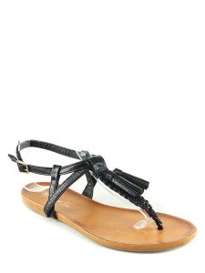 Sixth Sens Japonki w kolorze czarnym rozmiar: 40. Czarne klapki Sixth Sens, bez wzorów, bez obcasa. Za 104,99 zł.