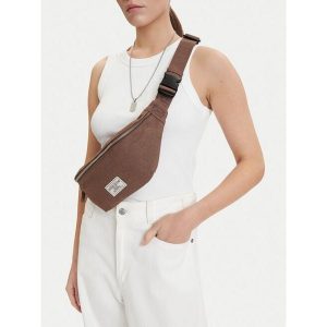 Torebka Guess Jeans. Brązowe torebki klasyczne Guess Jeans, z aplikacjami, z jeansu, bez dodatków. Za 99,99 zł.