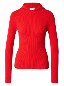 LeGer Bluza "June" w kolorze czerwonym rozmiar: 36. Czerwone bluzy LeGer, bez wzorów, prążkowane, z kapturem. Za 135,49 zł.