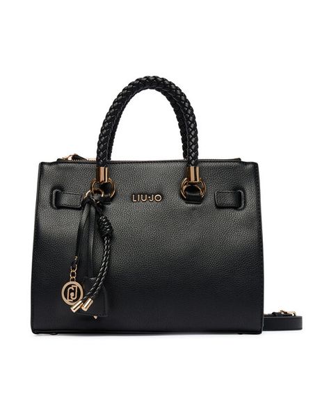 Liu Jo Torebka AF6069 E1019 Czarny. Czarne torebki klasyczne Liu Jo, bez wzorów, ze skóry, bez dodatków. Za 599,99 zł.