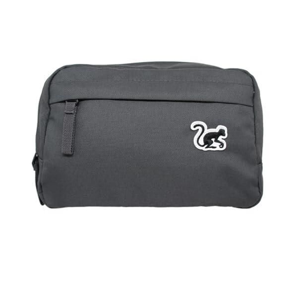 Saszetka na ramię – Torba dla psa – Unisex – Dorosły – 2 l – Z recyklingu (ołów). Szare nerki i saszetki SURF MONKEY, bez wzorów. Za 159,95 zł.