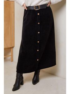 Curvy Lady Spódnica w kolorze czarnym rozmiar: 40/42. Czarne spódnice Curvy Lady, bez wzorów, ze skóry, klasyczne, maxi. Za 131,45 zł.