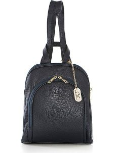 Anna Morellini Skórzany plecak "Breta" w kolorze granatowym - 24 x 30 x 12 cm rozmiar: onesize. Niebieskie plecaki Anna Morellini. Za 304,99 zł.