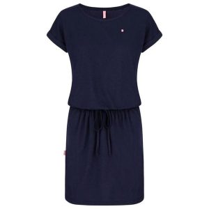 Sukienka damska Loap Bladana niebieska. Niebieskie sukienki ZSPORT, na lato, xs, bez wzorów, sportowe, bez kołnierzyka, bez ramiączek, sportowe. Za 148,99 zł.