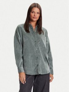 Vero Moda Koszula Sanne 10317194 Zielony Oversize. Zielone koszule Vero Moda, xl, bez wzorów, z syntetyku, bez kołnierzyka, bez ramiączek. Za 159,99 zł.