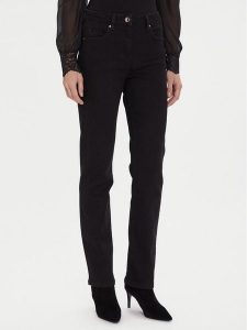 Morgan Jeansy 252-PASCAL2 Czarny Regular Fit. Czarne jeansy Morgan, bez wzorów, z jeansu. Za 299,99 zł.