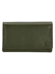 Beagles Skórzany portfel w kolorze khaki - 16 x 9 cm rozmiar: onesize. Brązowe portfele Beagles, bez wzorów, z materiału. Za 107,86 zł.