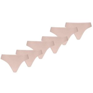 Puma stringi damskie Invisible Cotton 6-pack jasnoróżowe. Czerwone stringi Puma, bez wzorów, z bawełny. Za 286,22 zł.