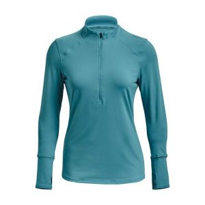 Bluza do biegania damska Under Armour Qualifier Run 2.0 Half Zip. Niebieskie bluzy Under Armour, m, bez wzorów, bez kaptura. W wyprzedaży za 254,45 zł.