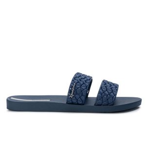Klapki damskie Ipanema 83243 RENDA II FEM. Niebieskie klapki Ipanema, bez wzorów, z materiału, bez obcasa. Za 59,00 zł.