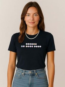 WOOOP Koszulka "Living My Best Life" w kolorze czarnym rozmiar: S. Czarne bluzki Wooop, s, bez wzorów, z bawełny, bez kołnierzyka, bez ramiączek. Za 65,69 zł.