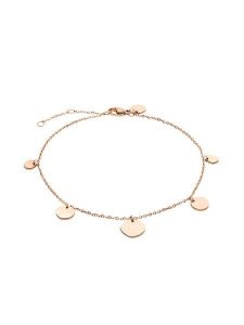 Liebeskind Bransoletka na kostkę z zawieszkami rozmiar: onesize. Czerwone bransoletki Liebeskind, ze stali. Za 130,99 zł.