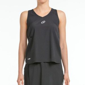 Bullpadel Women's Tank Top. Czarne topy BULLPADEL, s, bez wzorów, sportowe, bez kołnierzyka, bez ramiączek. W wyprzedaży za 166,70 zł.