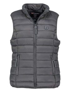 Canadian Peak Kamizelka pikowana w kolorze antracytowym rozmiar: XL. Czarne kamizelki Canadian Peak, xl, bez wzorów, bez kołnierzyka, bez ramiączek, bez kaptura. Za 118,28 zł.