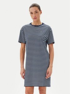 Tommy Hilfiger Sukienka codzienna UW0UW05937 Granatowy Regular Fit. Niebieskie kombinezony TOMMY HILFIGER, xs, bez wzorów, z bawełny, bez kołnierzyka, bez ramiączek. Za 149,99 zł.