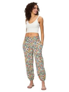 Aller Simplement Spodnie w kolorze błękitno-pomarańczowym rozmiar: 34/36. Niebieskie spodnie z wysokim stanem Aller Simplement, bez wzorów, z bawełny, z podwyższonym stanem. Za 61,75 zł.