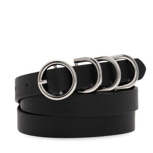 Pasek Damski Jenny Fairy. Czarne paski Jenny Fairy, bez wzorów. Za 39,99 zł.