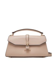 Guess Torebka HWVG96 55200 Beżowy. Brązowe torebki klasyczne Guess, z aplikacjami, ze skóry, bez dodatków. Za 369,99 zł.