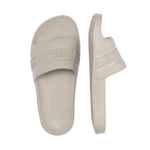 Klapki basenowe damskie Fila Jetspeed. Szare klapki Fila, bez wzorów, bez obcasa. Za 81,00 zł.