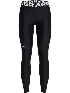 Under Armour Legginsy sportowe "HeatGear" w kolorze czarnym rozmiar: L. Czarne legginsy Under Armour, bez wzorów, z materiału. Za 96,83 zł.