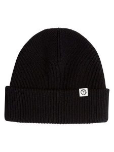 MOSS COPENHAGEN Wełniana czapka beanie "Lowee" w kolorze czarnym rozmiar: onesize. Czarne czapki Moss Copenhagen, bez wzorów, z materiału. Za 124,95 zł.