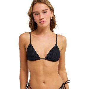 Trójkątny stanik bikini dla Kobiety ROXY ISLAND Czarny. Szare bikini Roxy, bez wzorów, z elastanu. Za 149,99 zł.