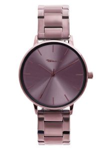 Tamaris Zegarek kwarcowy w kolorze czarno-fioletowym rozmiar: onesize. Różowe, analogowe zegarki Tamaris. Za 267,92 zł.
