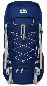 Plecak Mountains 75 L na wymagające wędrówki górskie. Niebieskie plecaki KUBISPORT. Za 279,00 zł.
