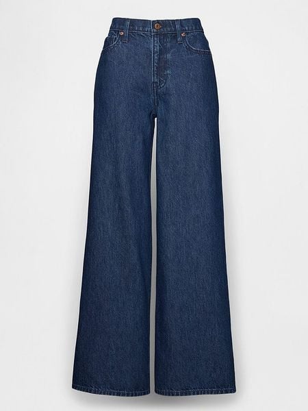 GAP Dżinsy - Comfort fit - w kolorze granatowym rozmiar: W27. Niebieskie jeansy GAP, bez wzorów, z bawełny, z podwyższonym stanem. Za 144,24 zł.