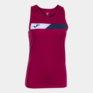 Damski tank top Joma. Czerwone topy JOMA, xl, bez wzorów, bez kołnierzyka, bez ramiączek. Za 147,50 zł.