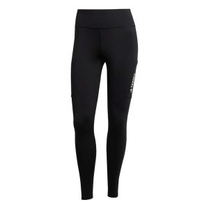 Damskie legginsy adidas Terrex Multi. Czarne legginsy ADIDAS, bez wzorów, z materiału. Za 299,25 zł.