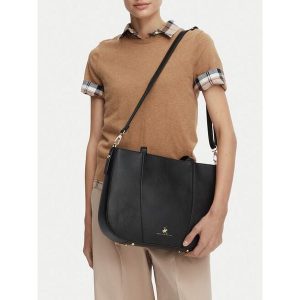 Torebka Beverly Hills Polo Club. Czarne torebki klasyczne Beverly Hills Polo Club, bez wzorów, bez dodatków. Za 219,99 zł.