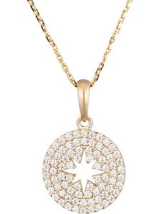 OR ÉCLAT Złota zawieszka "Etoile brillante" z cyrkoniami rozmiar: onesize. Żółte zawieszki OR ÉCLAT, z cyrkonią, złote. Za 521,99 zł.