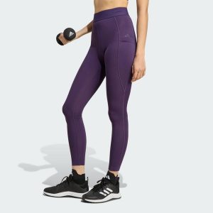 Legginsy adidas Techfit COLD.RDY Full-Length. Fioletowe legginsy ADIDAS, bez wzorów. Za 329,00 zł.