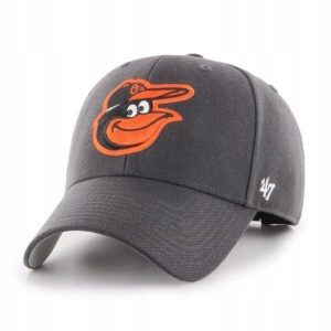 Czapka z daszkiem 47 Brand MLB Baltimore Orioles MVP Szara B-MVP03WBV-CC. Szare czapki 47 Brand, bez wzorów. Za 109,00 zł.